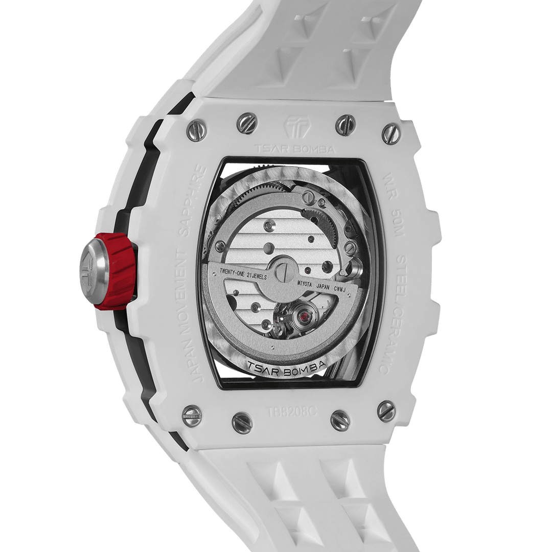 TSAR BOMBA Elemental-Ceramic Automatic Watch TB8208C