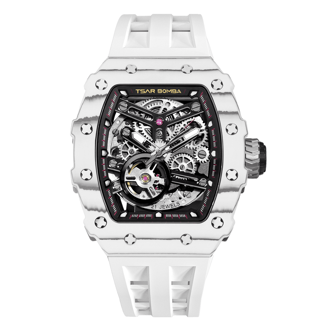 TSAR BOMBA Elemental-Carbon Fiber Automatic Watch TB8208CF