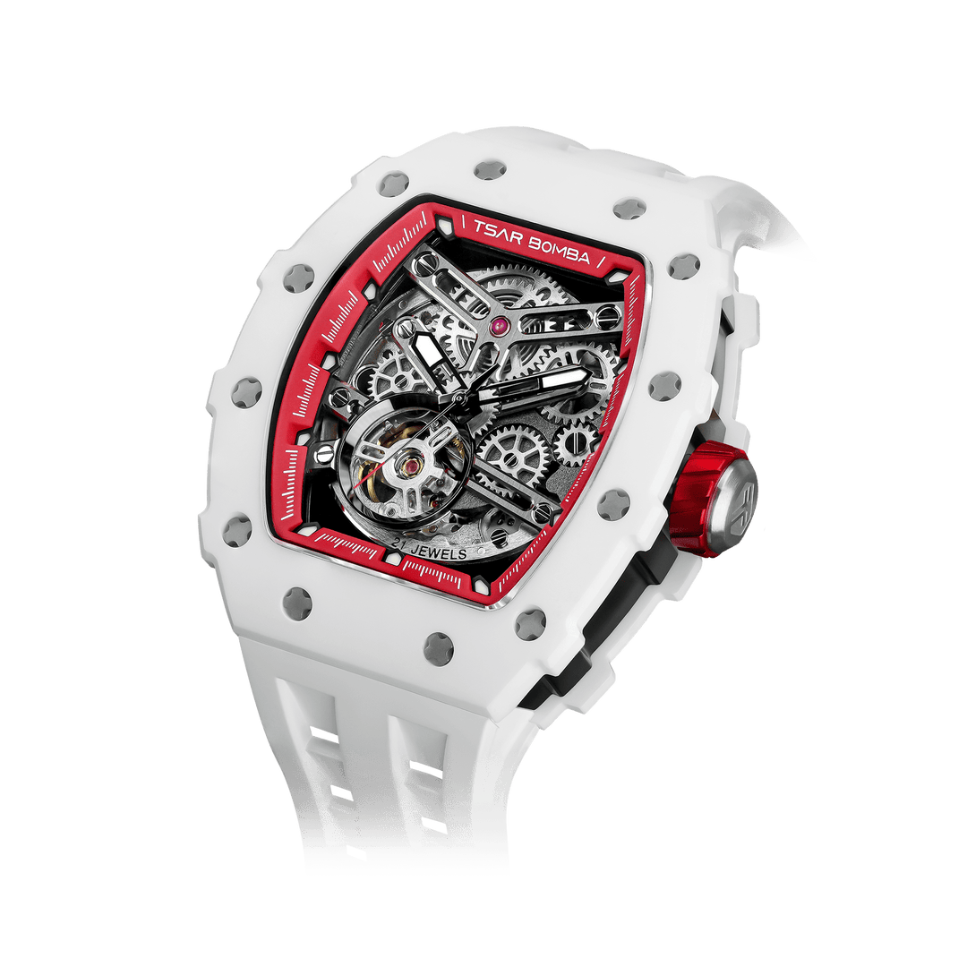 TSAR BOMBA Elemental-Ceramic Automatic Watch TB8208C