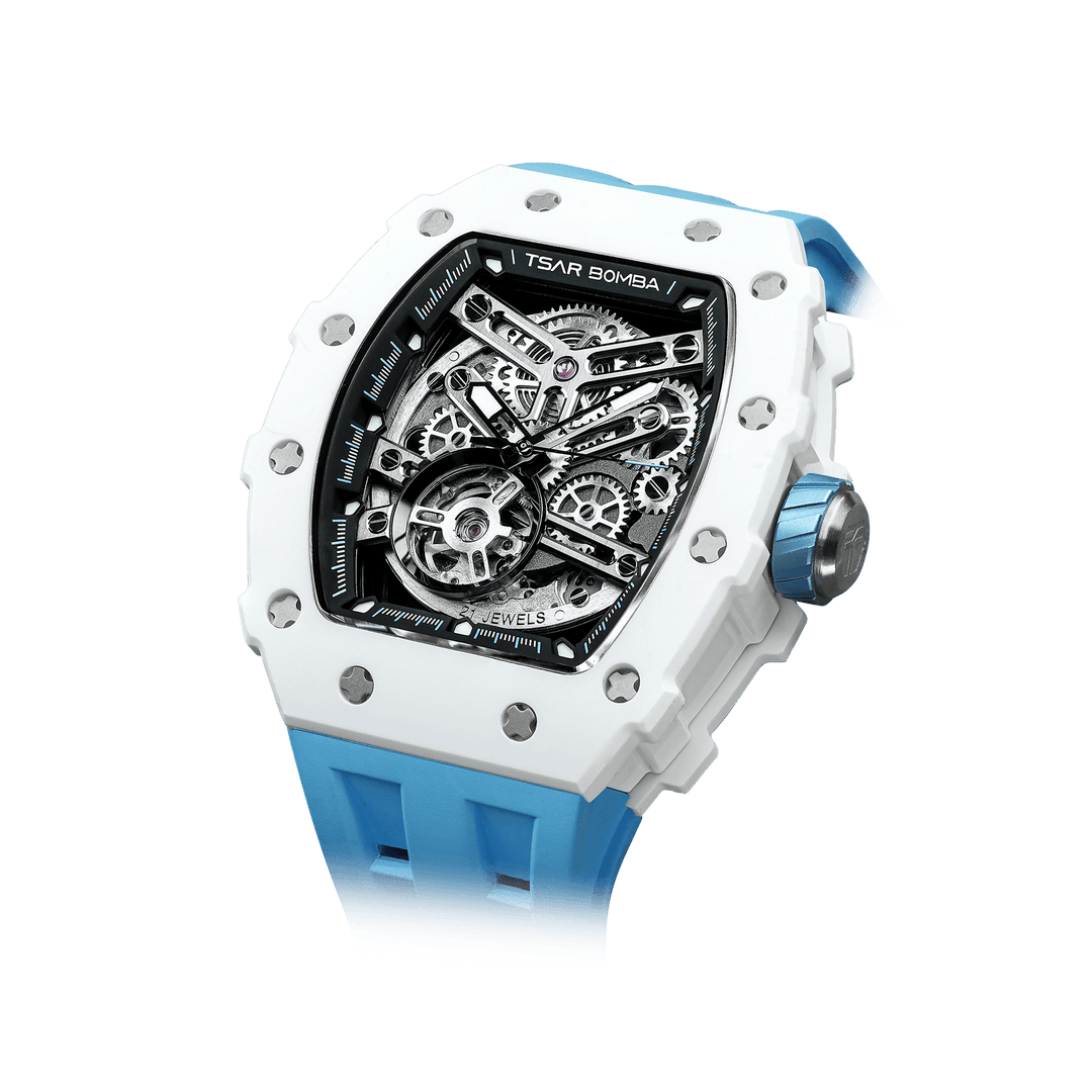 TSAR BOMBA Elemental-Ceramic Automatic Watch TB8208C