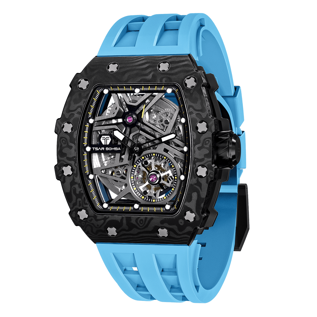 TSAR BOMBA Elemental-Carbon Fiber Automatic Watch TB8209CF