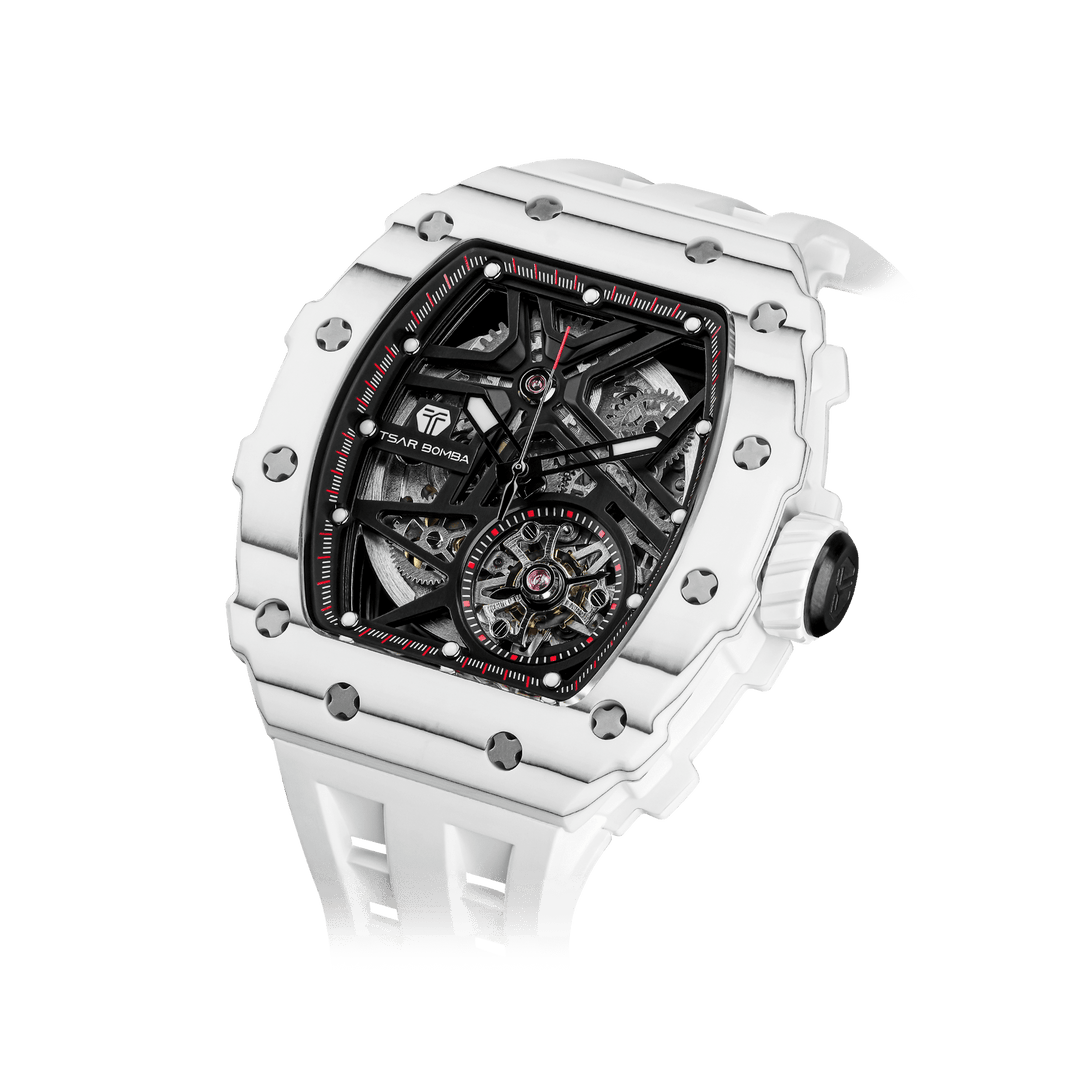 TSAR BOMBA Elemental-Carbon Fiber Automatic Watch TB8209CF