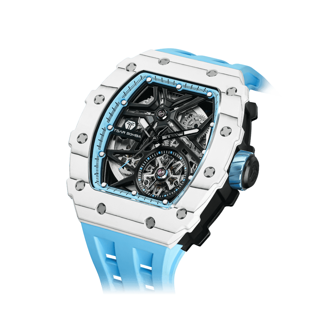 TSAR BOMBA Elemental-Carbon Fiber Automatic Watch TB8209CF