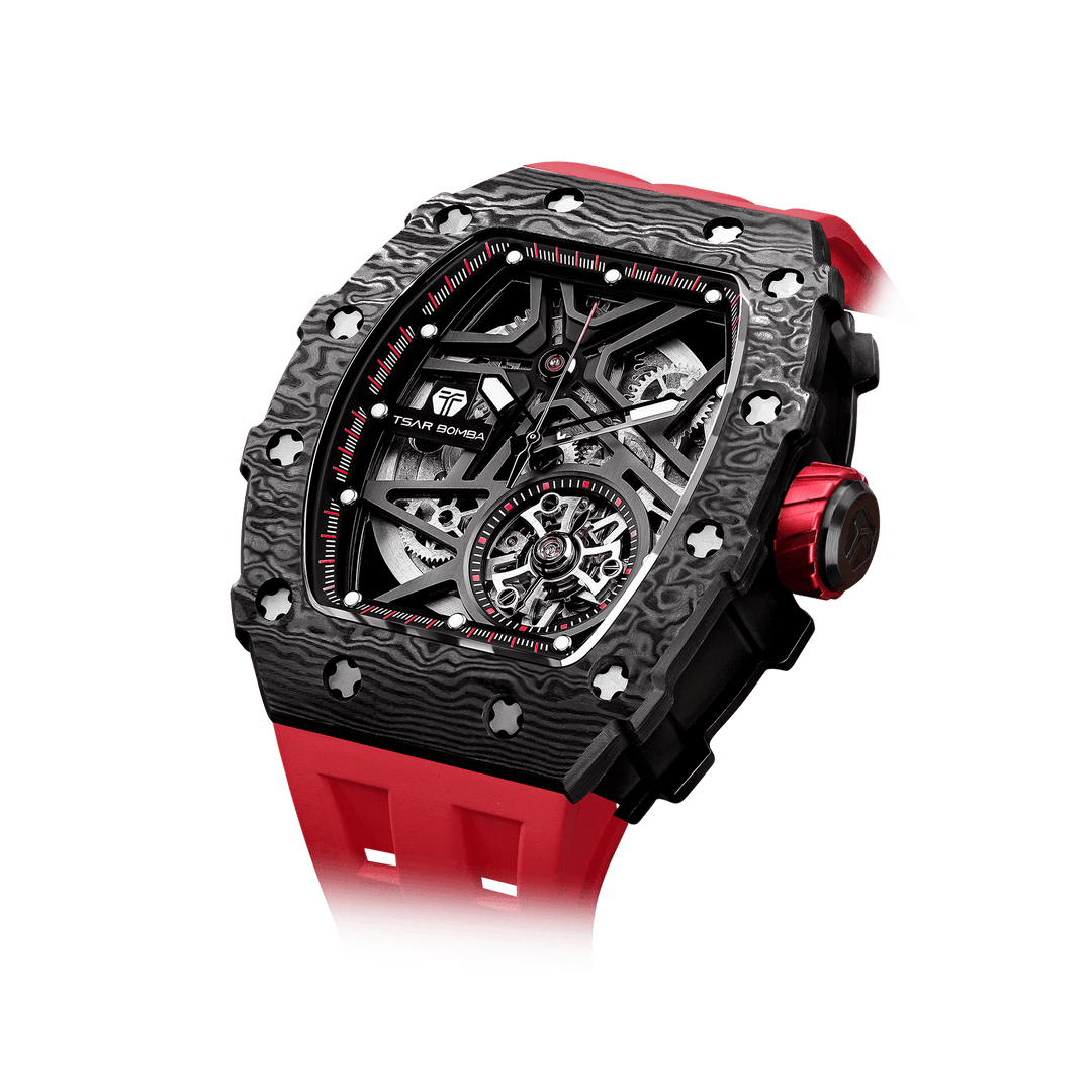 TSAR BOMBA Elemental-Carbon Fiber Automatic Watch TB8209CF