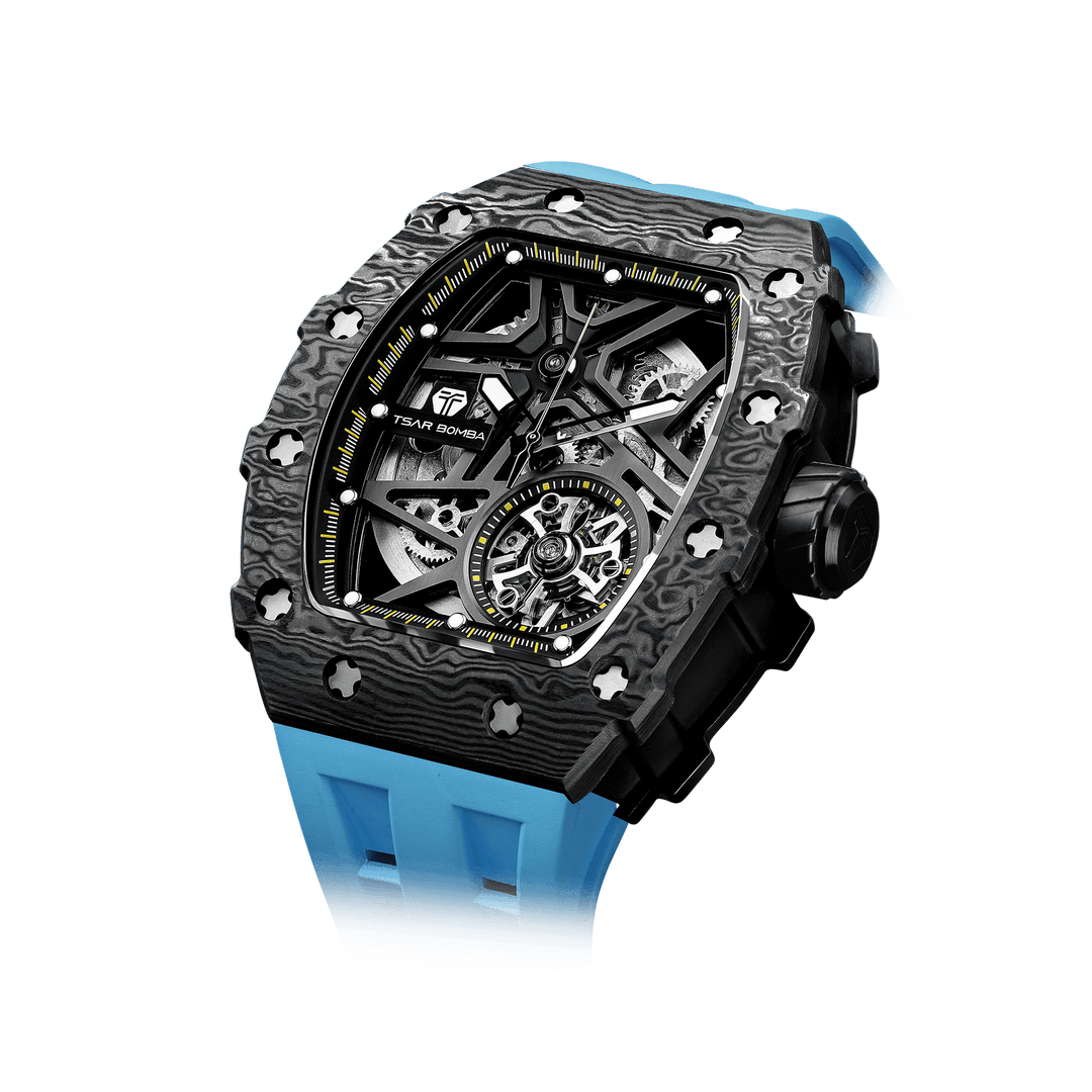 TSAR BOMBA Elemental-Carbon Fiber Automatic Watch TB8209CF