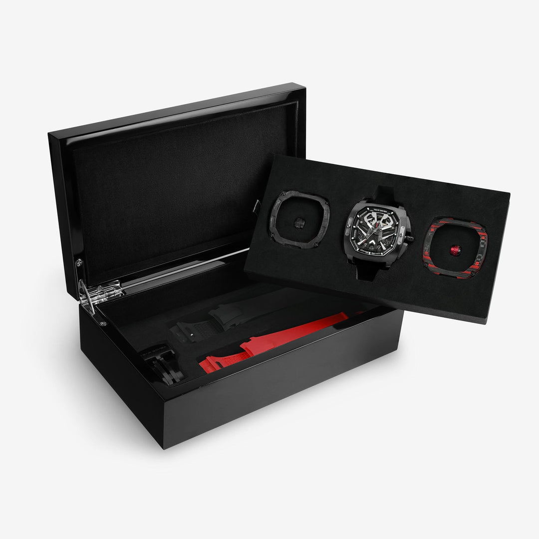 TSAR BOMBA Dark Matter 3 Carbon Fiber -Interchangeable Automatic Watch