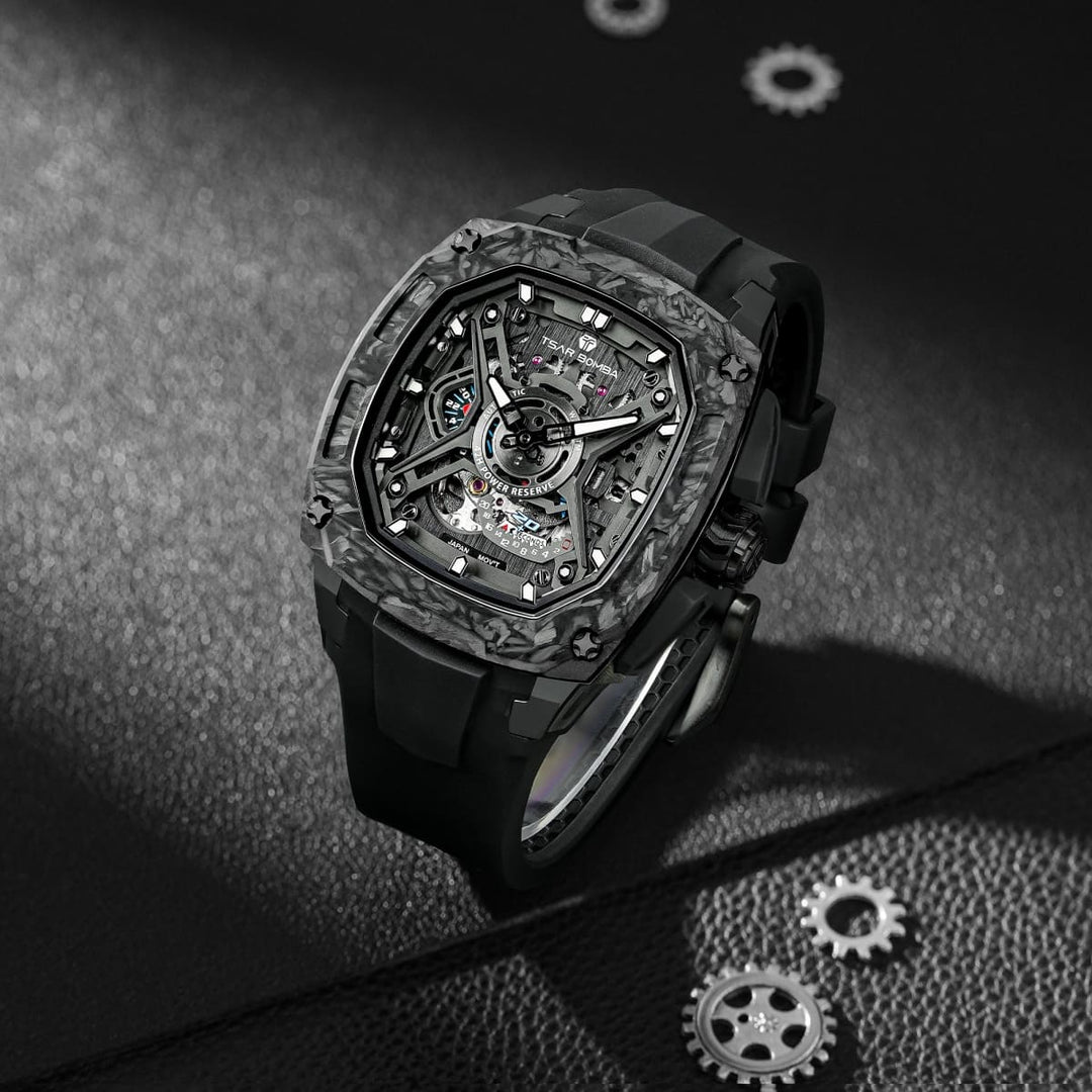 TSAR BOMBA Dark Matter 5 Carbon Fiber -Automatic Watch