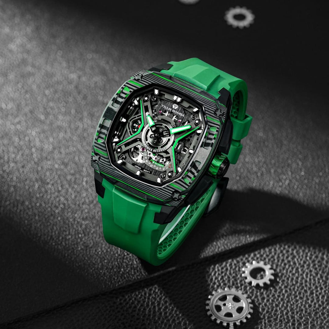 TSAR BOMBA Dark Matter 5 Carbon Fiber -Automatic Watch