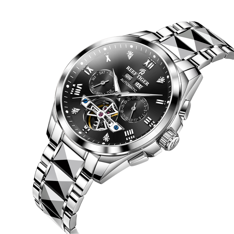 Reef Tiger Men's Classic Motion Day Date Automatic Watch RGA8235 image 1