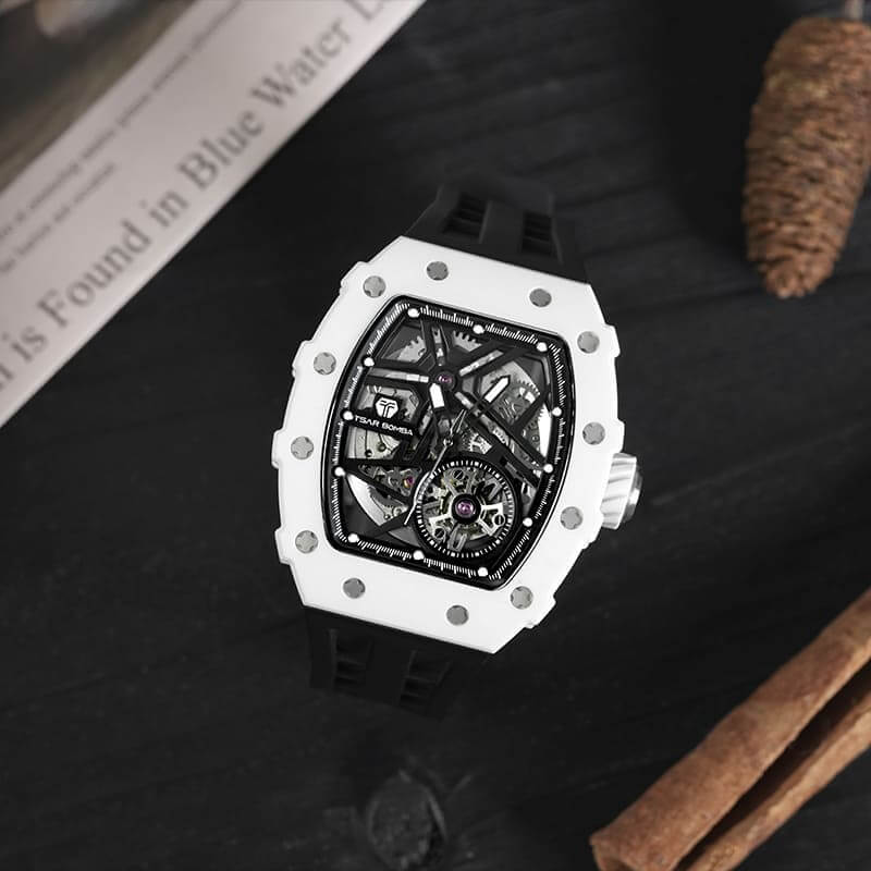 TSAR BOMBA Elemental-Ceramic Automatic Watch TB8209C