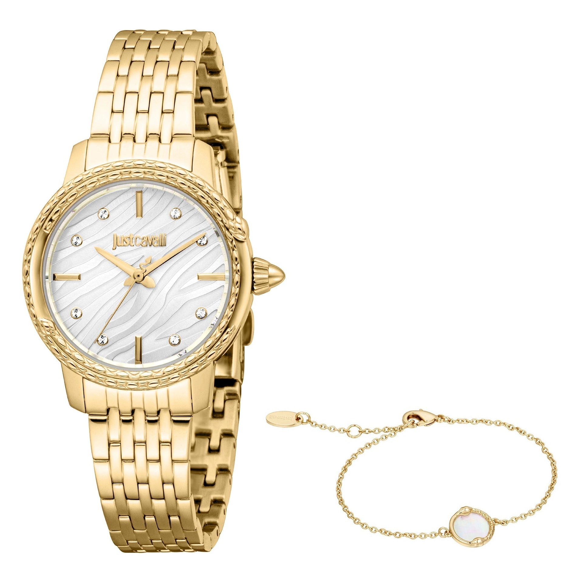 Just Cavalli SET Euforia Snake Yellow Gold Silver image 0