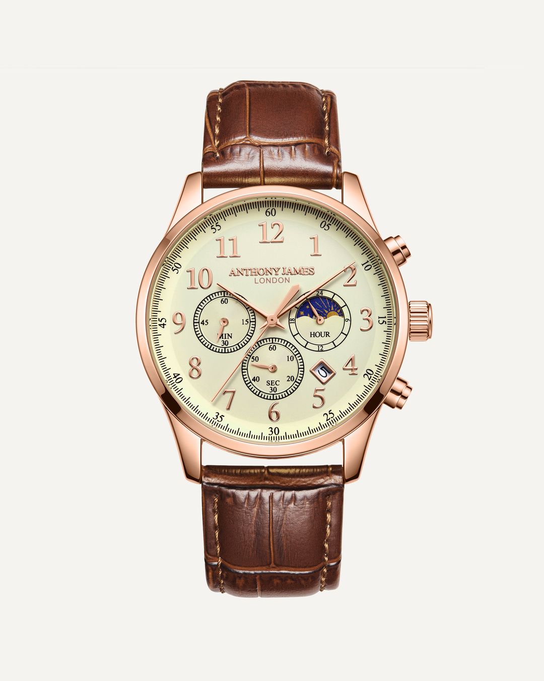 Moonphase Chronograph Rose White image 0