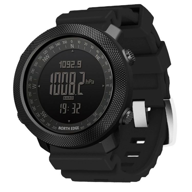 NORTH EDGE Tactical Apache Silicone Watch Black image 0