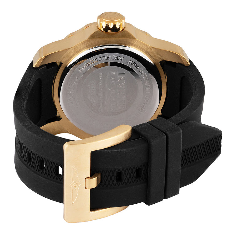 INVICTA Men's Pro Diver Colossus 48mm Chronograph Silicone Watch Gold image 2
