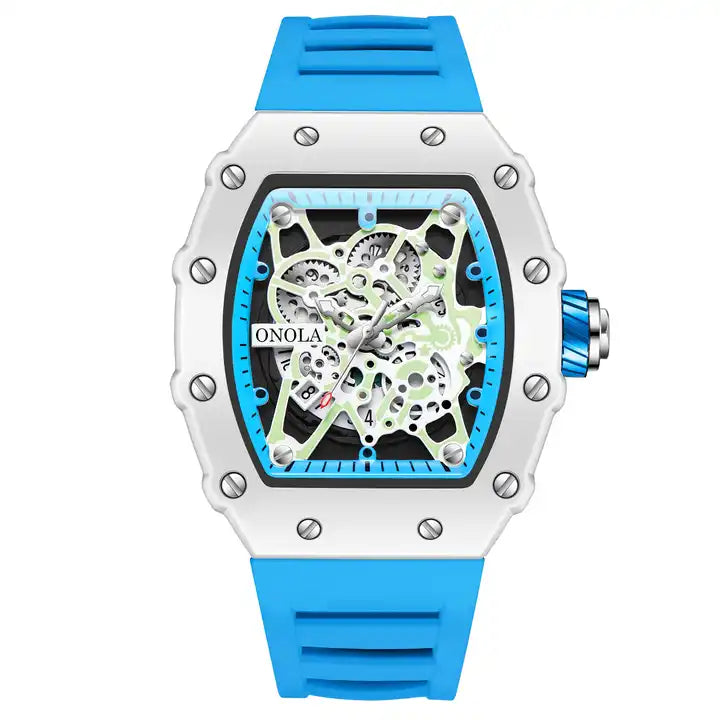 ONOLA Freak Show Quartz Watch MILK - White / Blue image