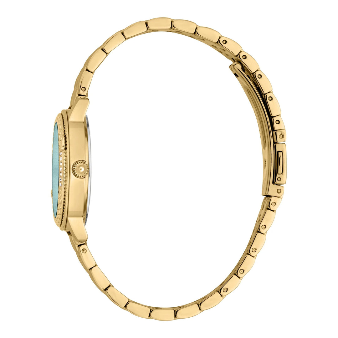 Just Cavalli Signature Snake Viperized Yellow Gold Turquoise image 2