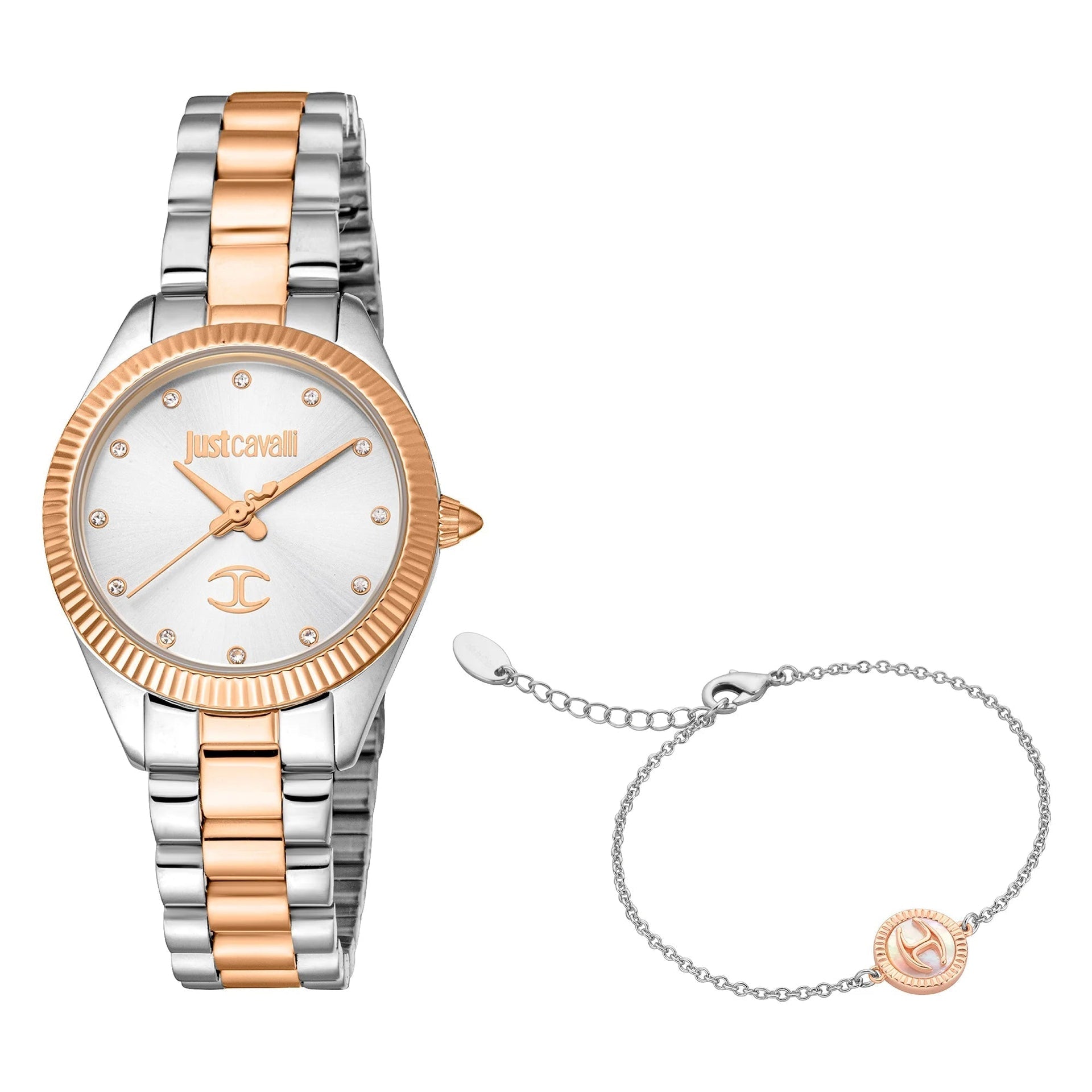 Just Cavalli SET Pacentro Two Tones RG Silver image 0