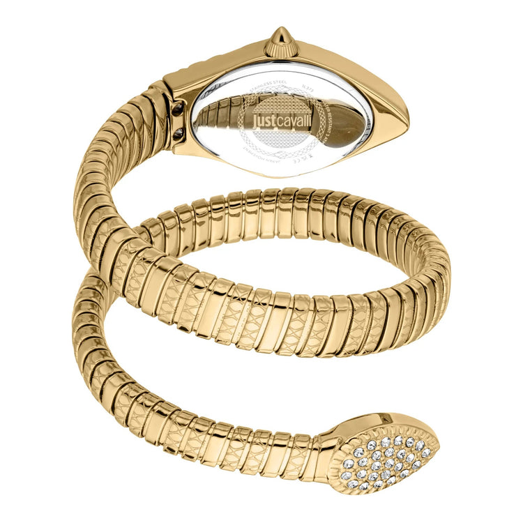Just Cavalli Signature Snake Vetra Yellow Gold Silver image 1