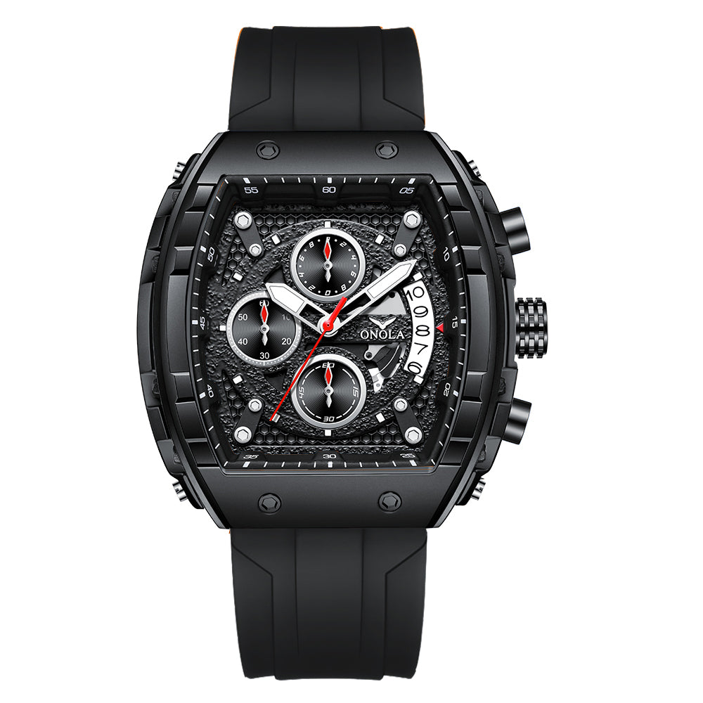 ONOLA Azuri Quartz Chronograph Watch - Black image