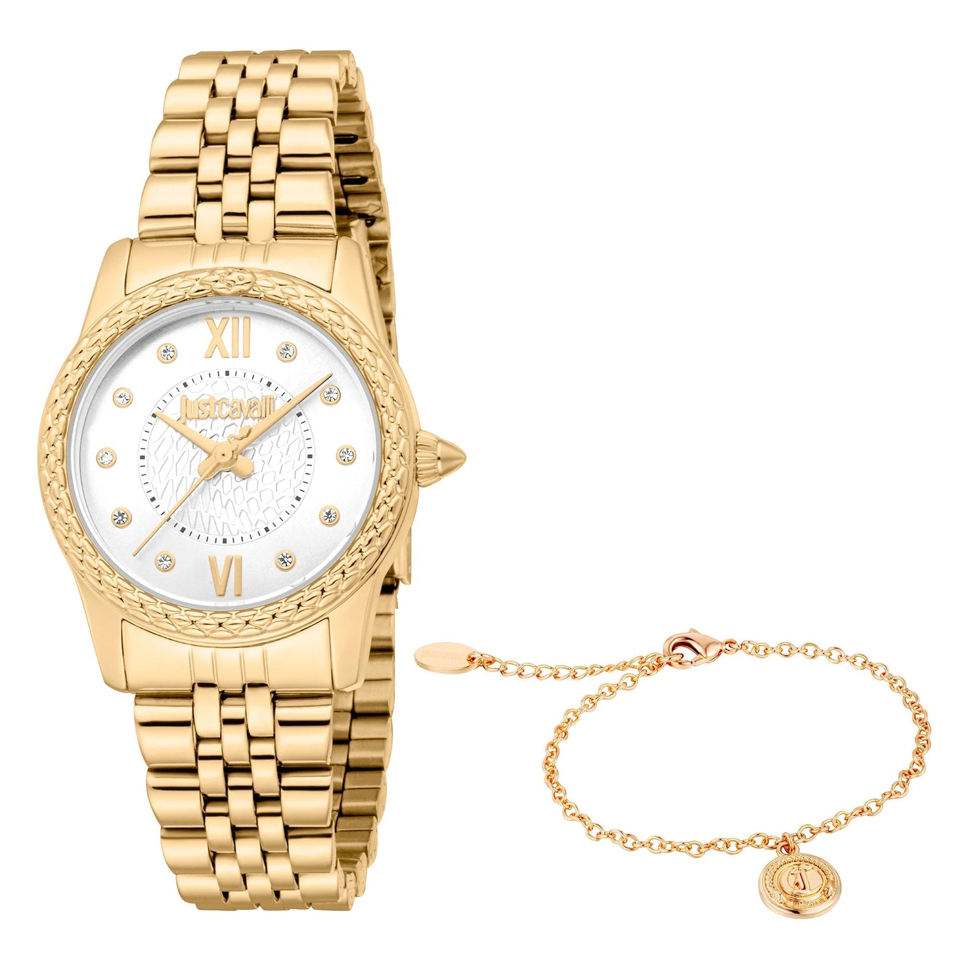 Just Cavalli SET Sublime Animalier Yellow Gold Silver image 0