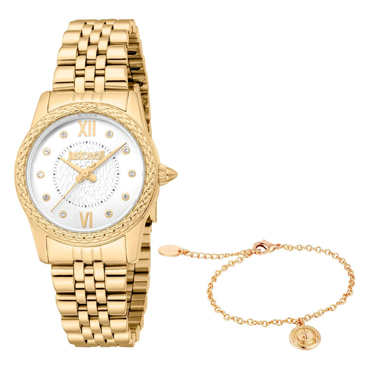 Just Cavalli SET Sublime Animalier Yellow Gold Silver image 0