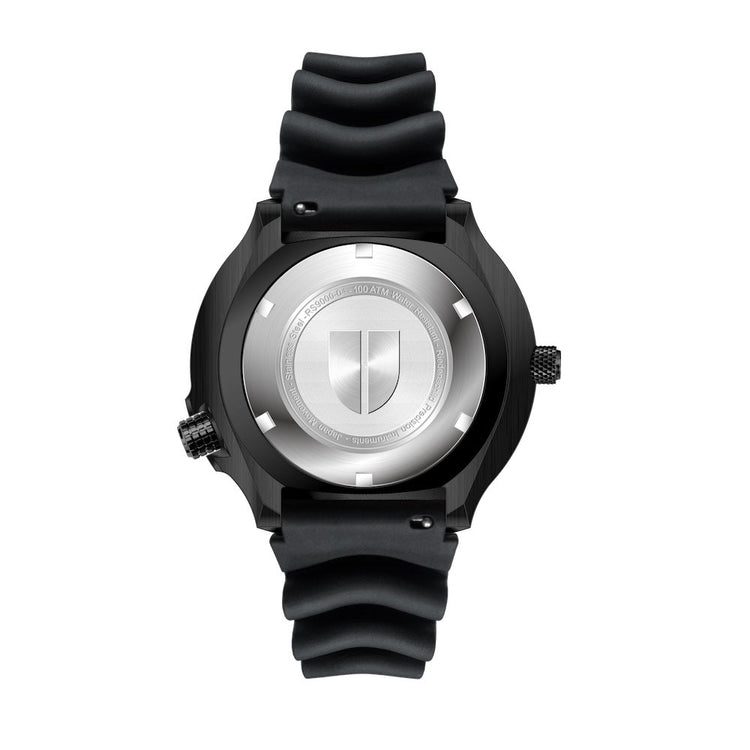 RIEDENSCHILD PRECISION INSRUMENTS GERMANY Divers Taucheruhr 1000m Helium Valve Watch Black image 5