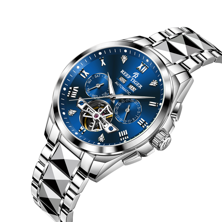 Reef Tiger Men's Classic Motion Day Date Automatic Watch RGA8235 image 1
