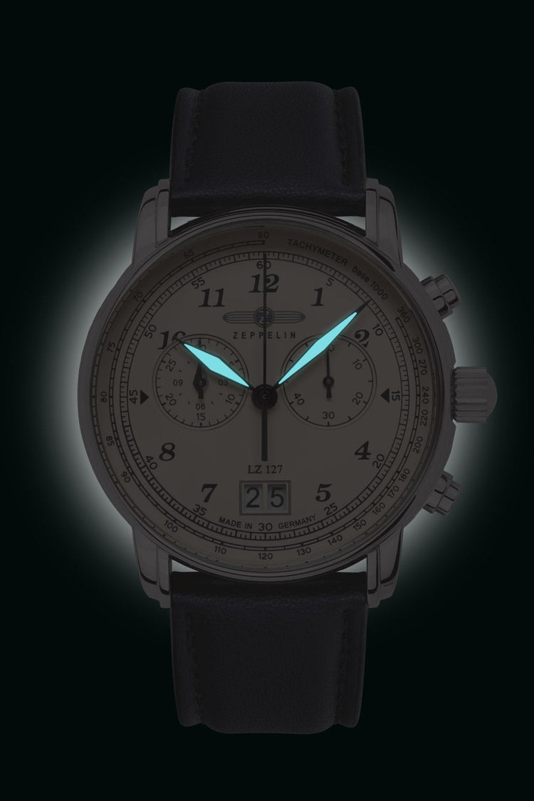 ZEPPELIN Men's LZ127 Graf Zeppelin Chronograph Watch 86841 image 1