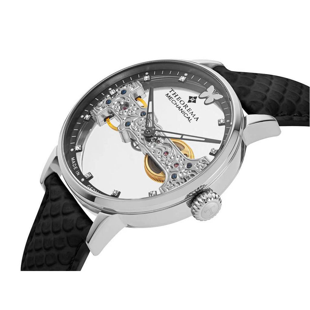 TUFINA GERMANY LADY BUTTERFLY THEOREMA SILVER | BLACK Watch