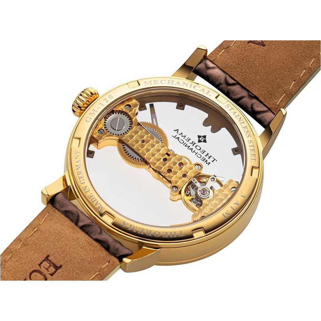 TUFINA GERMANY LADY BUTTERFLY THEOREMA GOLD | BROWN Watch