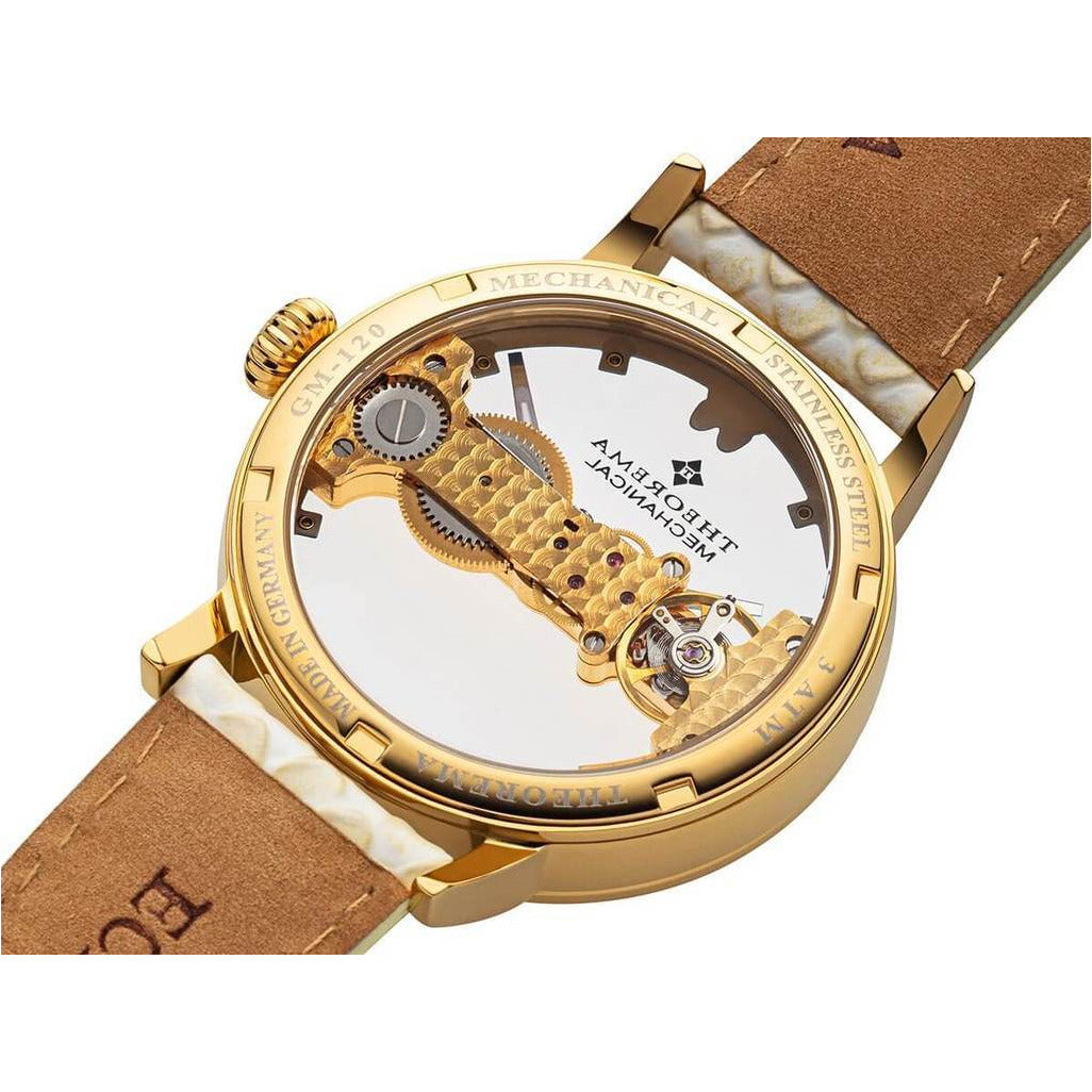 TUFINA GERMANY LADY BUTTERFLY THEOREMA GOLD | BEIGE Watch