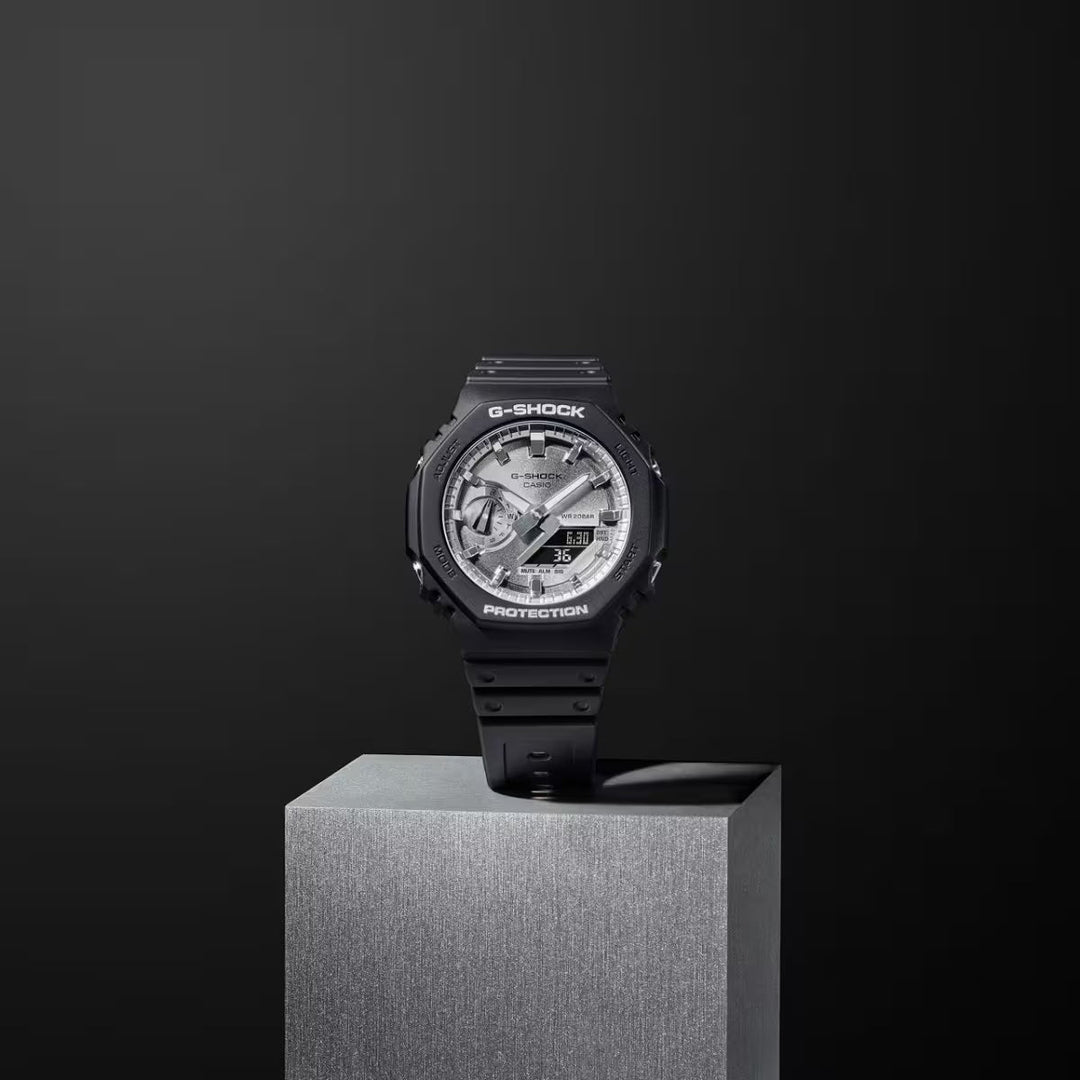 CASIO Men's G-Shock Watch GA-2100 Series Silver
