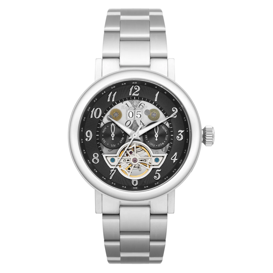 THOMAS EARNSHAW Beaufort Automatic Calendar Watch Slate Black