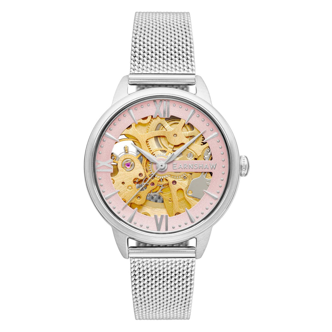THOMAS EARNSHAW ANNING Automatic Skeleton Warm Pink ES-8150-22 Watch