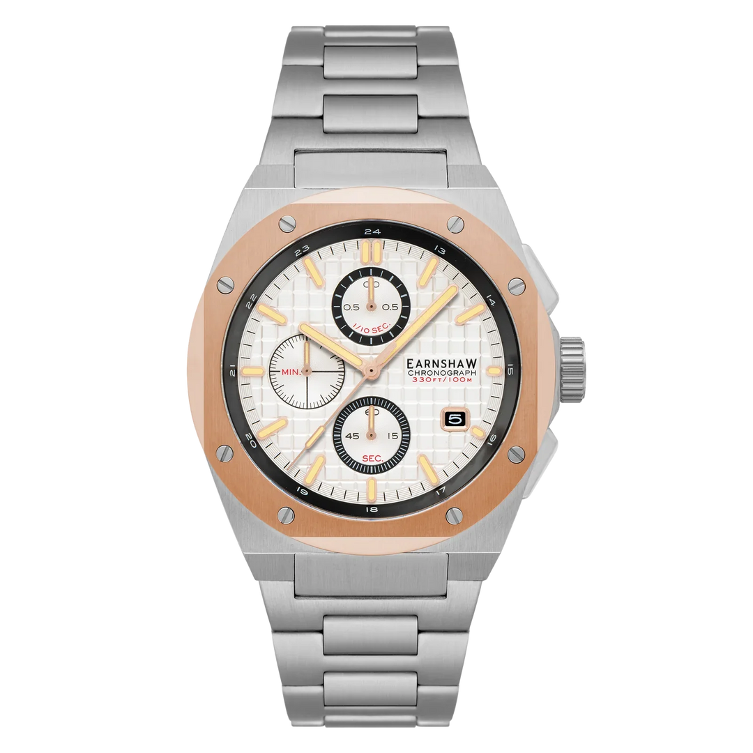 THOMAS EARNSHAW BESSEMER Chronograph Two Tone Rose Watch
