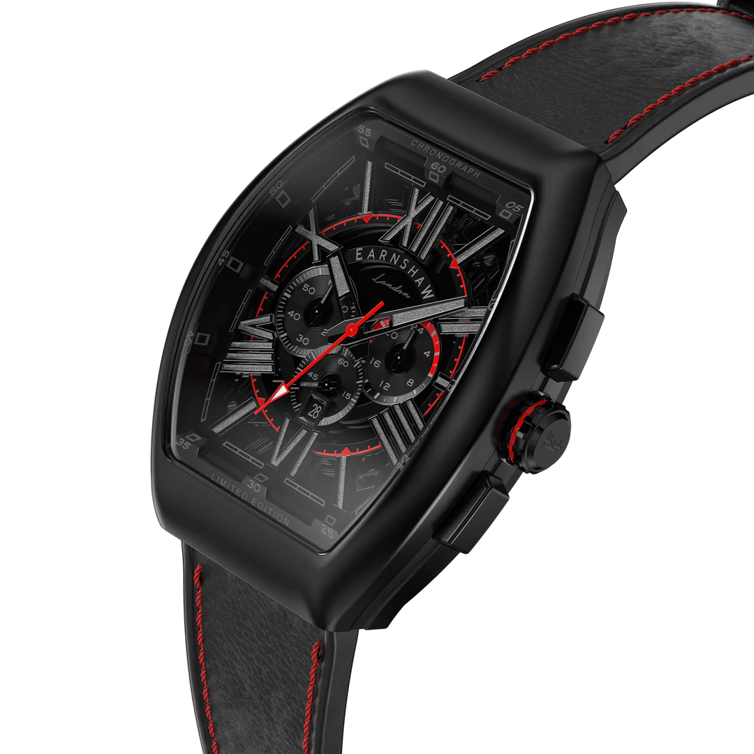 THOMAS EARNSHAW SUPREMACY CHRONOGRAPH HAZARD Watch Chicane Black