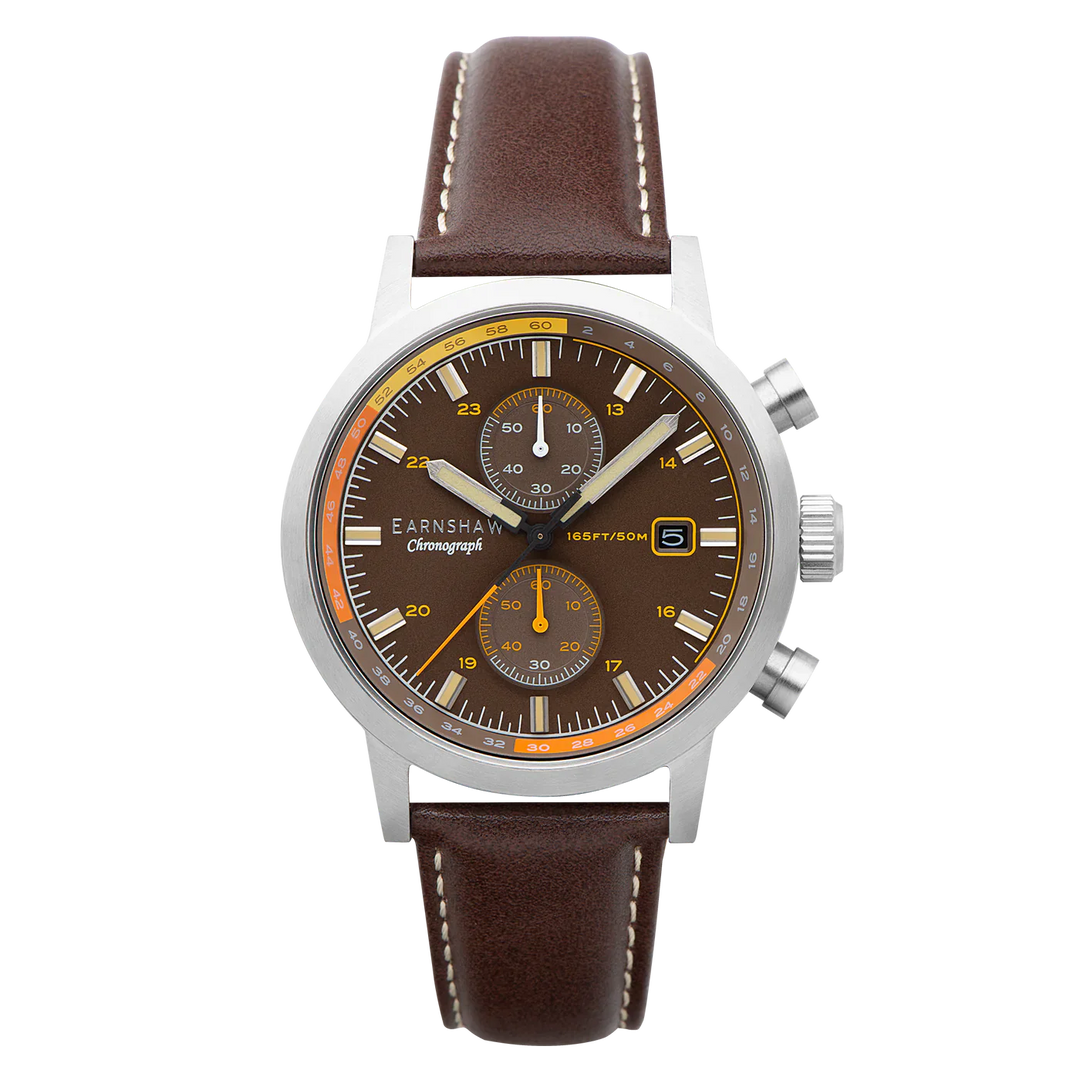 THOMAS EARNSHAW DUKE CHRONOGRAPH Watch CARAMEL BROWN