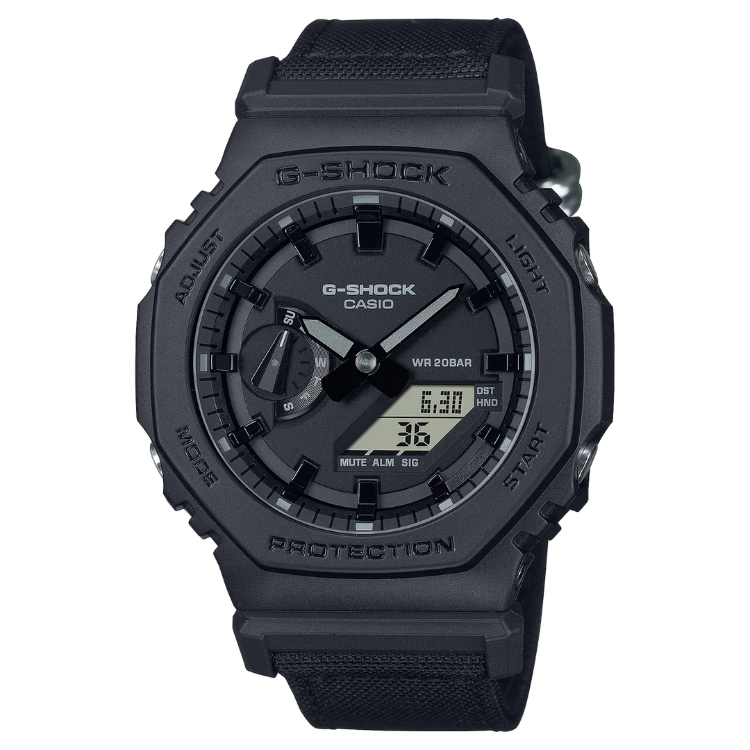 CASIO Men's G-Shock Watch GA-2100BCE-1AER Cordura Nylon Edition