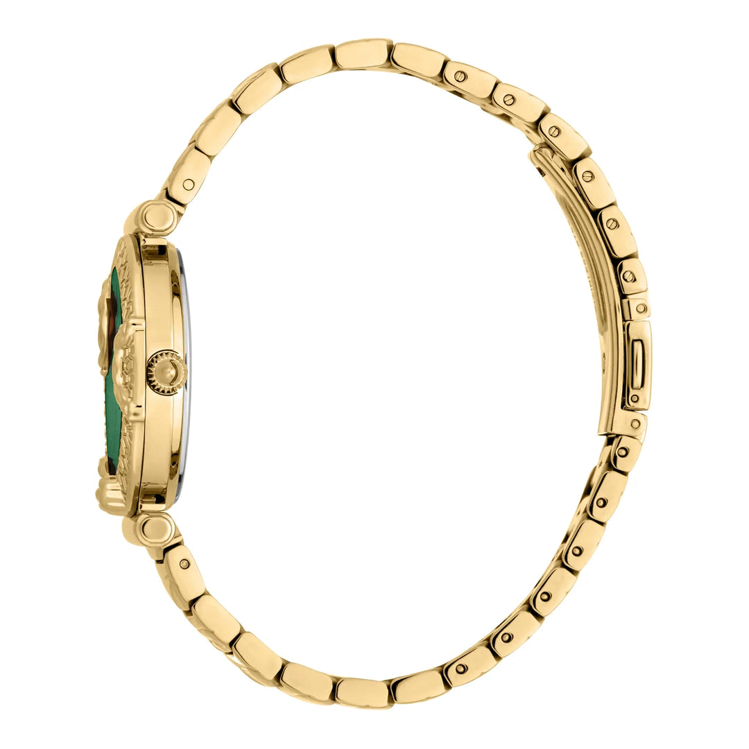 Just Cavalli Animalier Atrani Yellow Gold Green