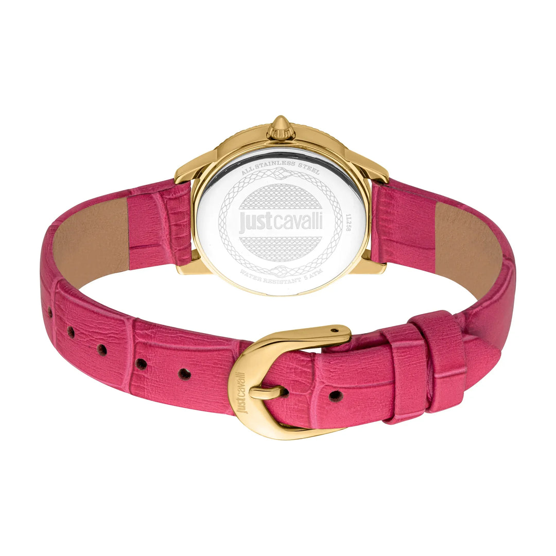 Just Cavalli Glam Chic Daydreamer Leather Pink YG