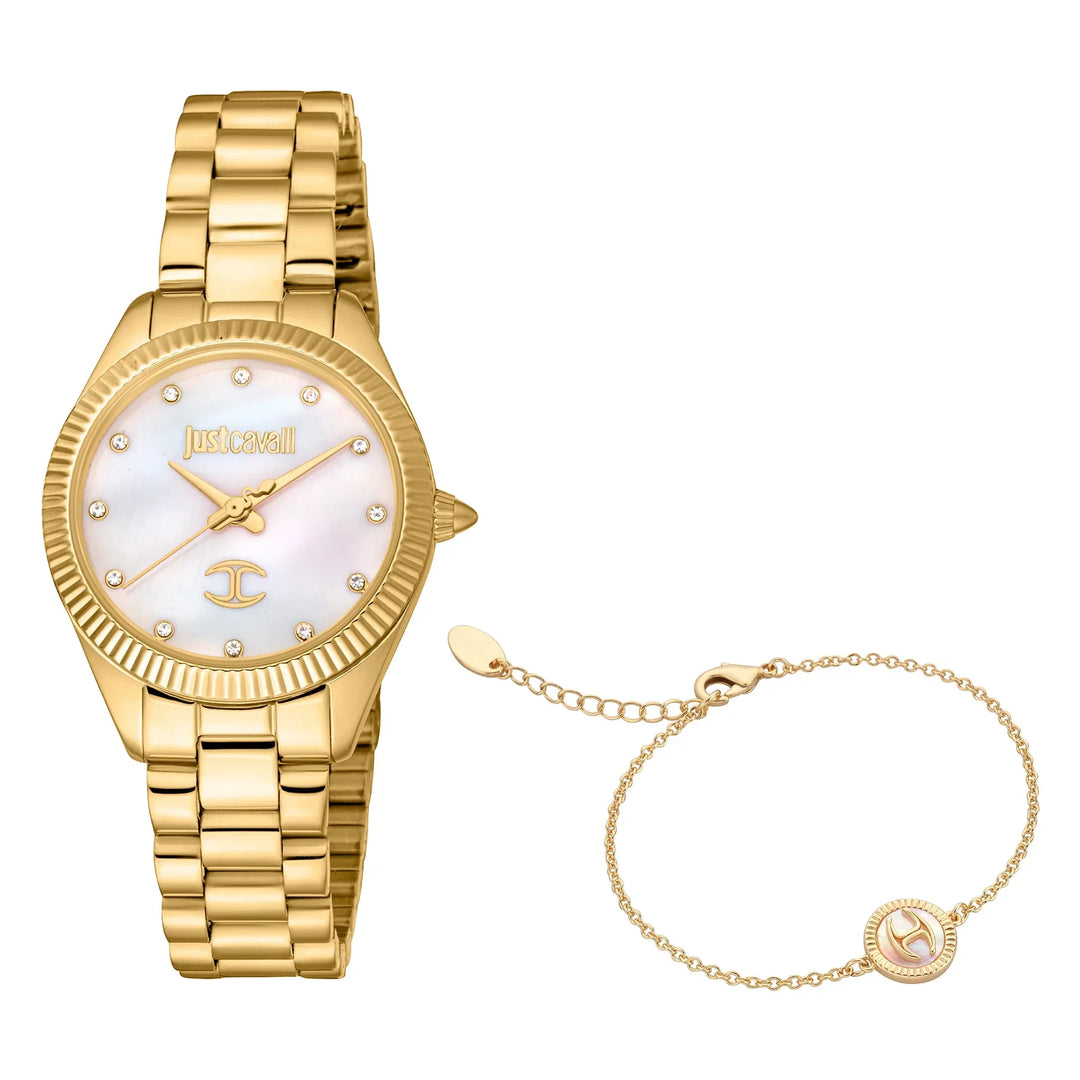 Just Cavalli SET Pacentro Yellow Gold MOP