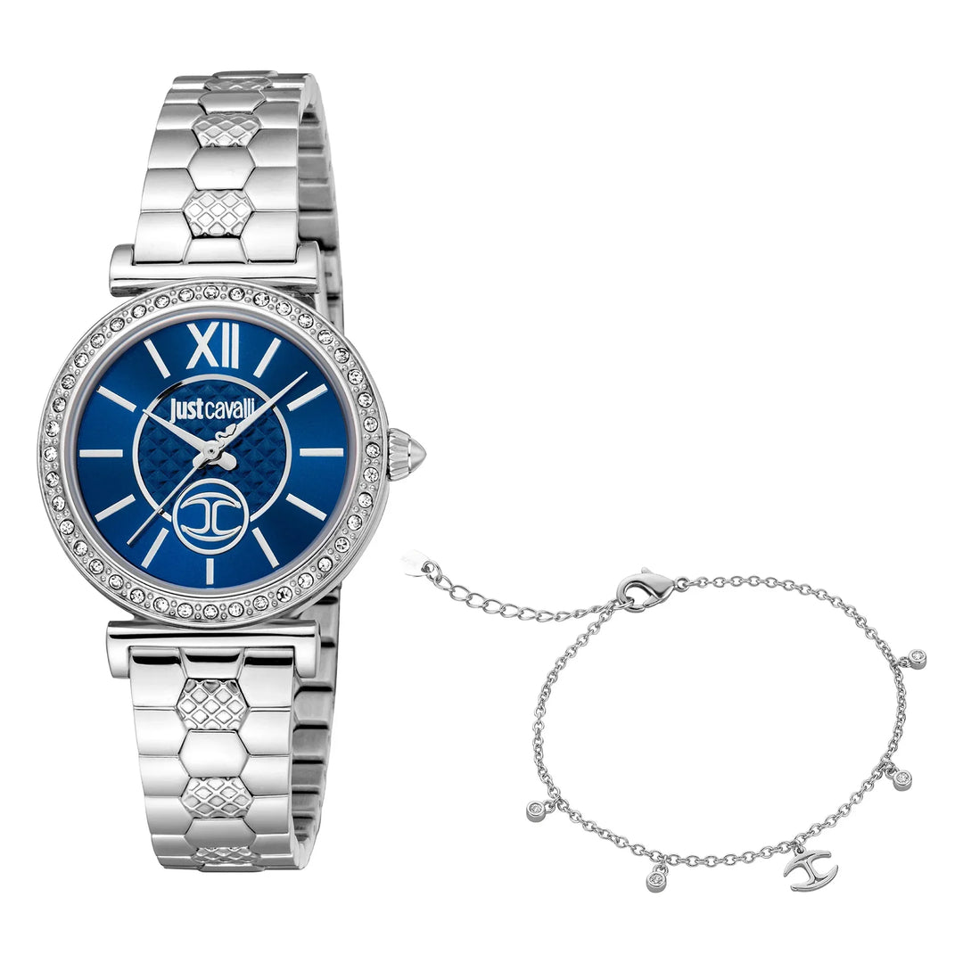 Just Cavalli SET Varenna Silver Blue
