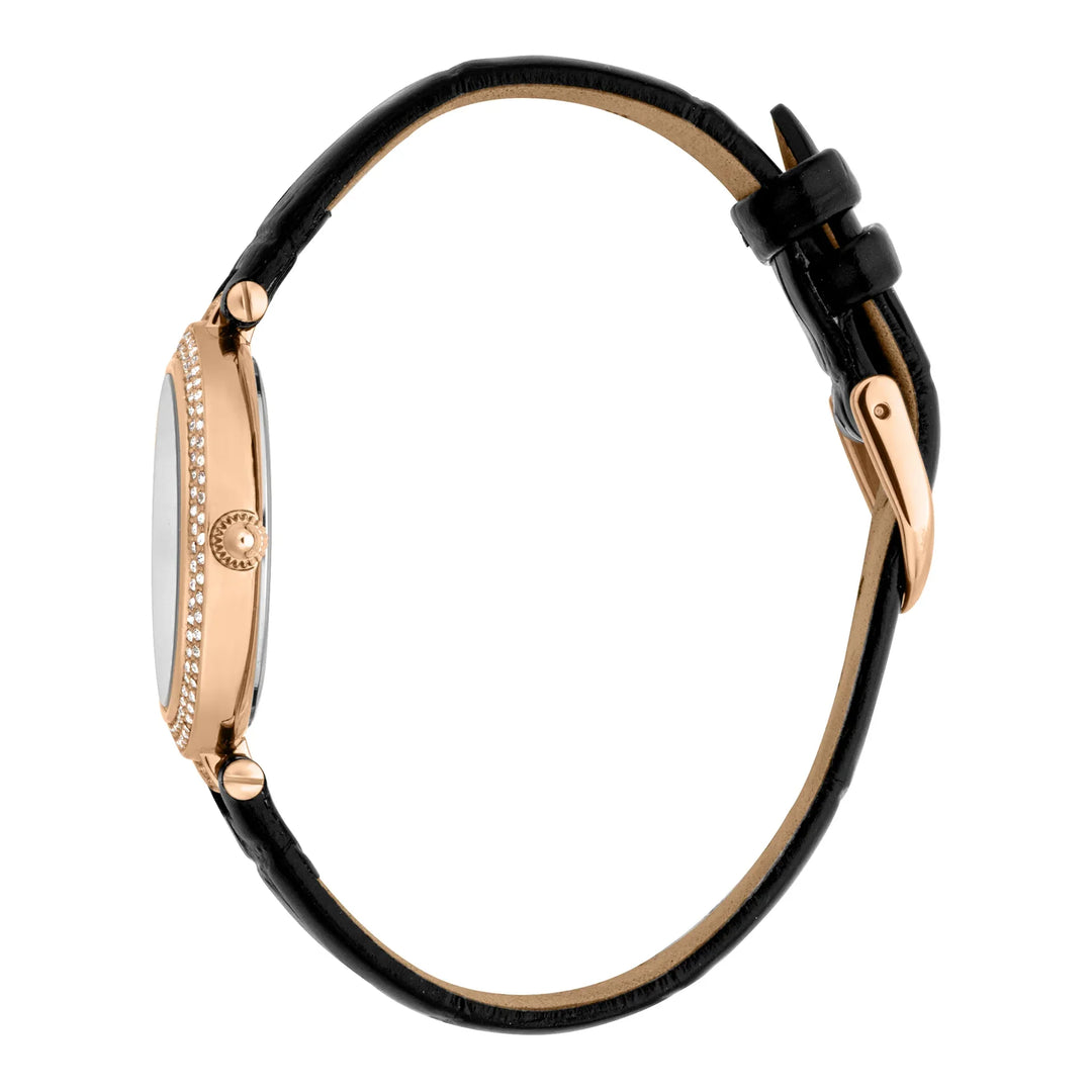 Just Cavalli SET Savoca Leather Black RG Silver