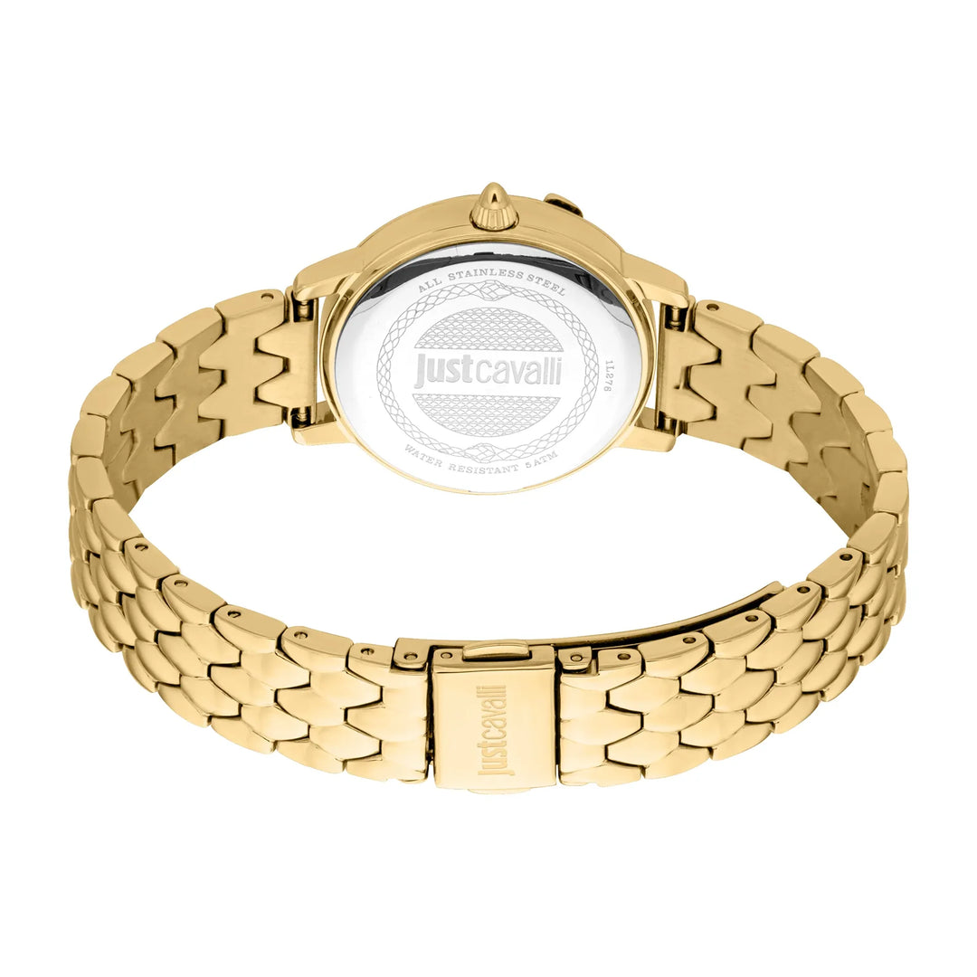 Just Cavalli SET Viperized Yellow Gold Silver MOP