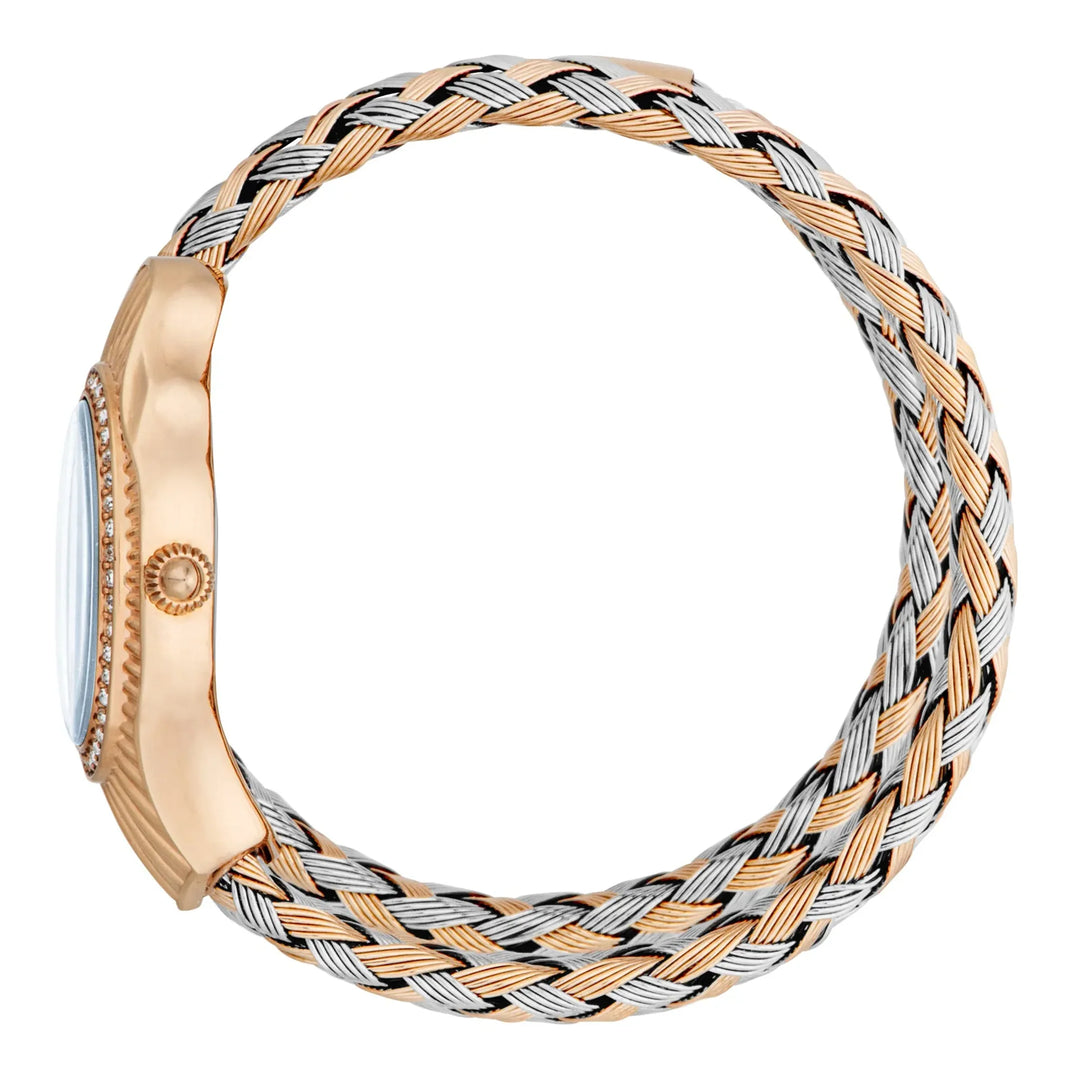 Just Cavalli Signature Snake Twined Two Tones RG Blue