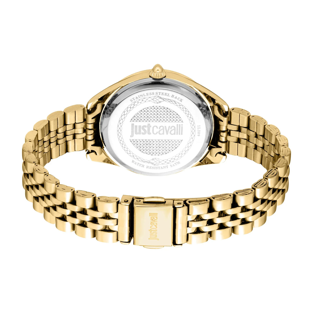 Just Cavalli Glam Chic Luna Yellow Gold Silver