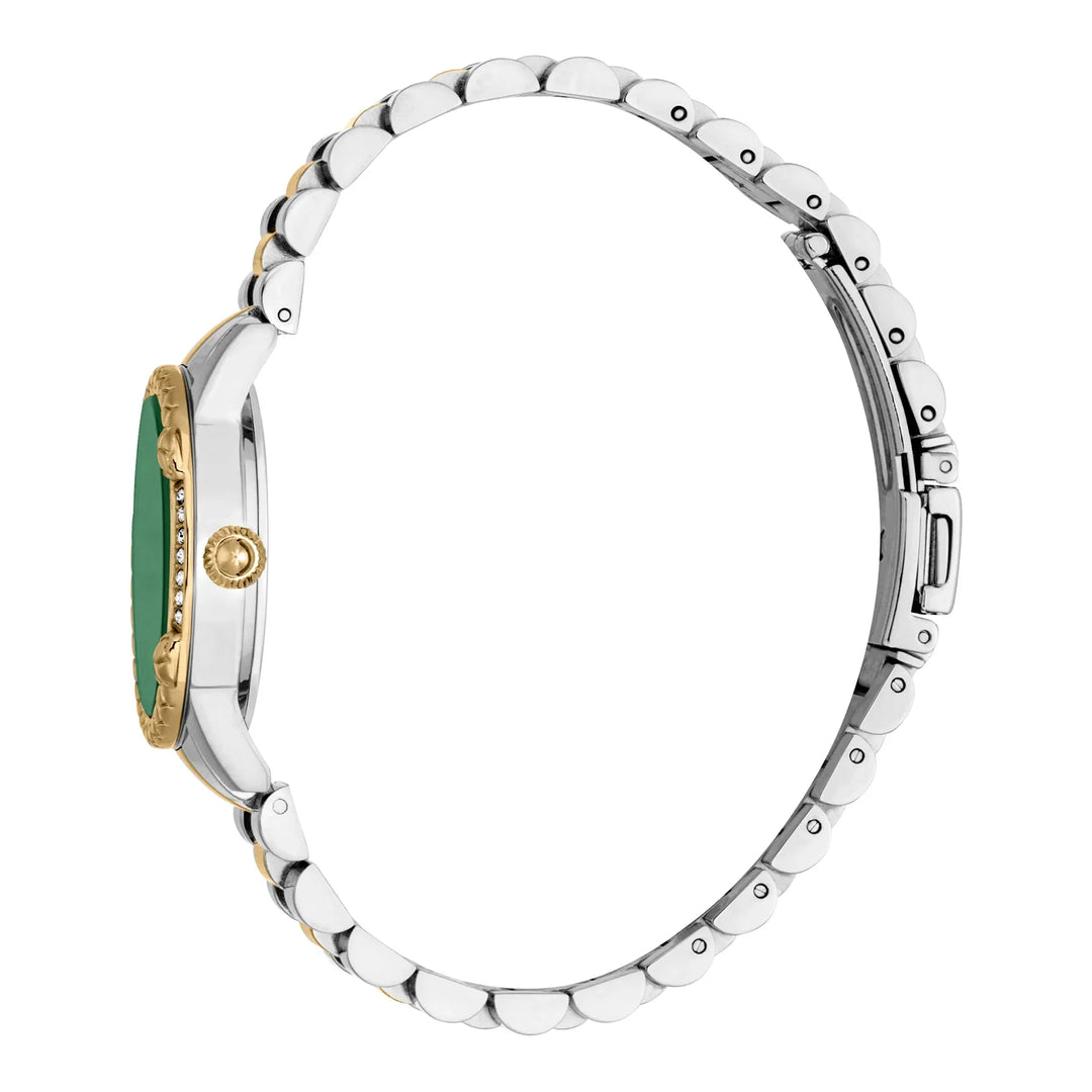 Just Cavalli Animalier Fiorenza Snake Two Tones YG Green