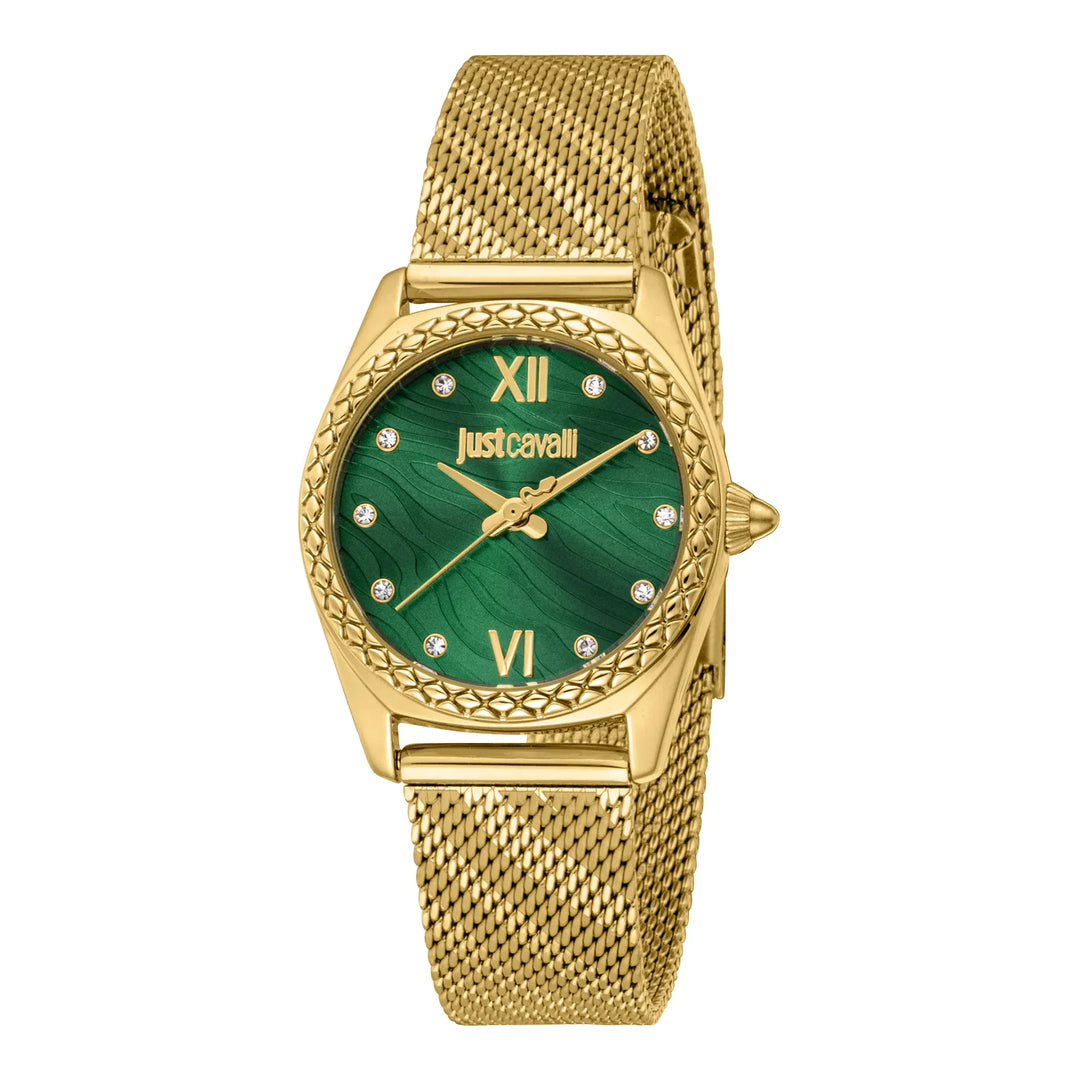 Just Cavalli Animalier Lustro Yellow Gold Green