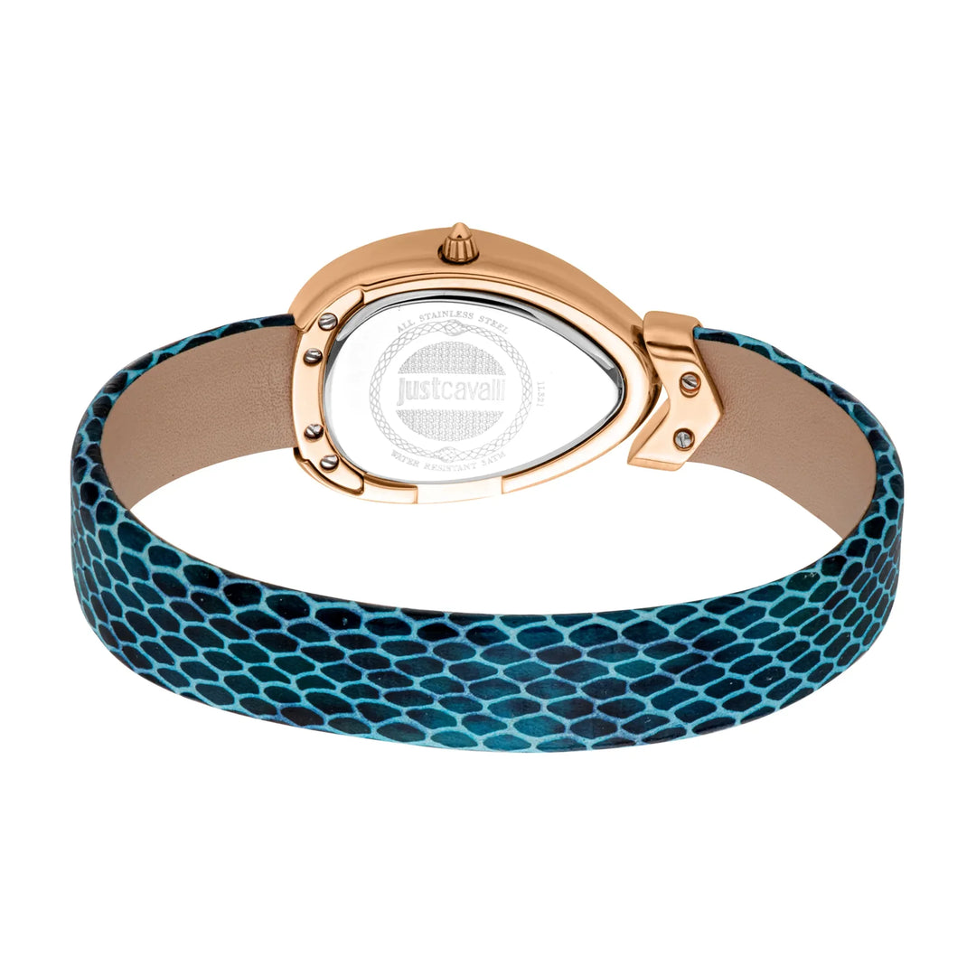 Just Cavalli Signature Snake Diversa Snake Blu