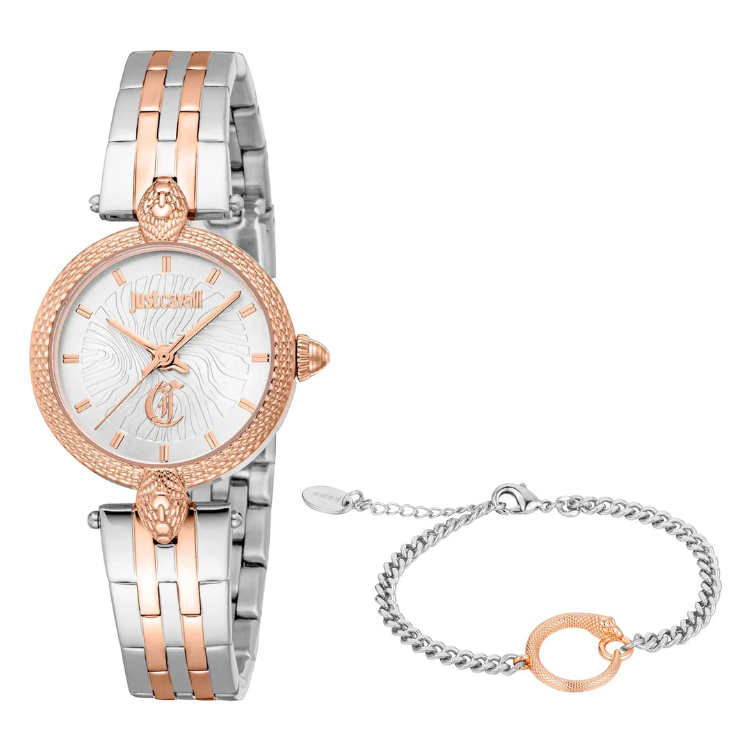 Just Cavalli SET Mini Attraente Two Tones RG Silver